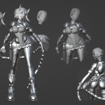 Legally distinct sci-fi catgirl operator. Model A.